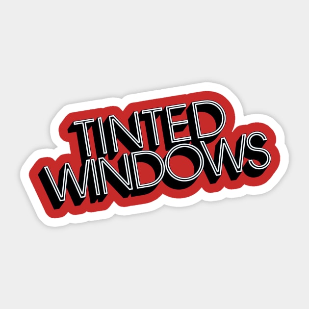 Tinted Windows Logo Sticker by Lake_Nowhere